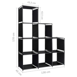 Ραφιέρα Σκάλα Προβολής 130 x 45 x 170 εκ. Υφασμάτινη - PAKOBAZAAR