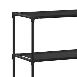 Ραφιέρα 3 Επιπέδων για Πλυντήριο Μαύρη 69 x 28 x 169 εκ. - PAKOBAZAAR