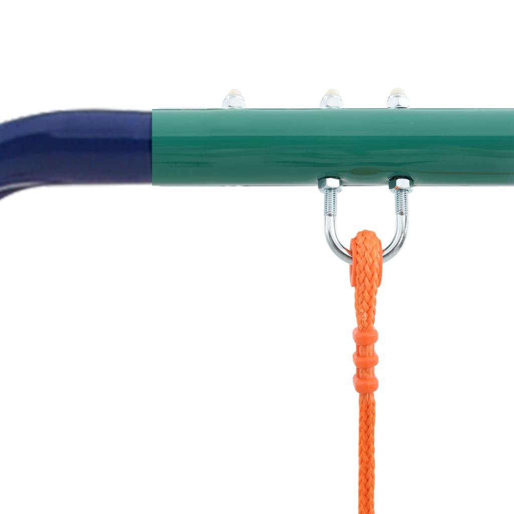 Σετ Κούνιας 4 Θέσεων με Κρίκους Γυμναστικής Ατσάλινο