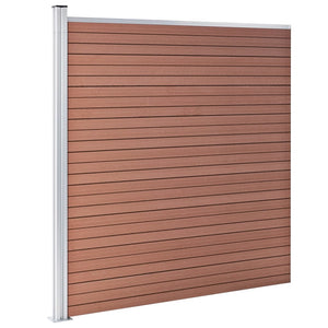 Πάνελ Περίφραξης Καφέ 1218 x 186 εκ. από WPC - PAKOBAZAAR
