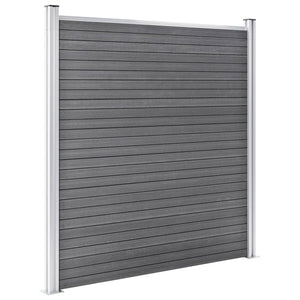 Πάνελ Περίφραξης Γκρι 353 x 186 εκ. από WPC - PAKOBAZAAR