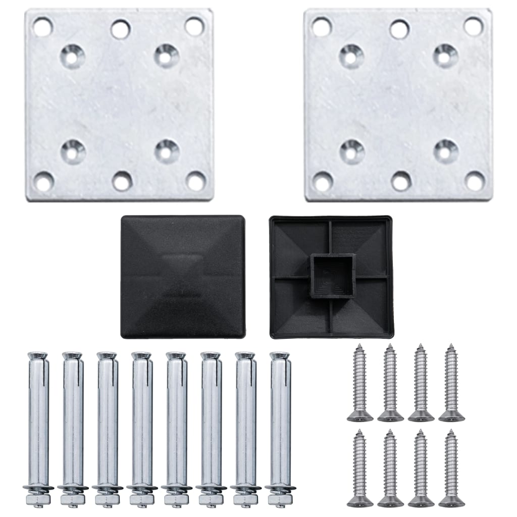 Πάνελ Περίφραξης Καφέ 699 x 106 εκ. από WPC - Pakobazaar