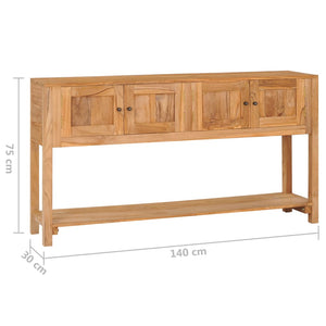 Μπουφές 140 x 30 x 75 εκ. από Μασίφ Ξύλο Teak