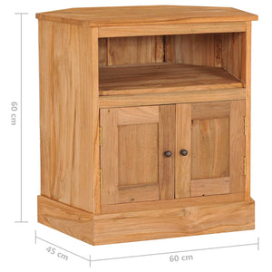 Συρταριέρα Γωνιακή 60 x 45 x 60 εκ. από Μασίφ Ξύλο teak
