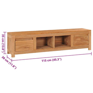 Έπιπλο Τηλεόρασης 115 x 30 x 35 εκ. από Μασίφ Ξύλο Teak