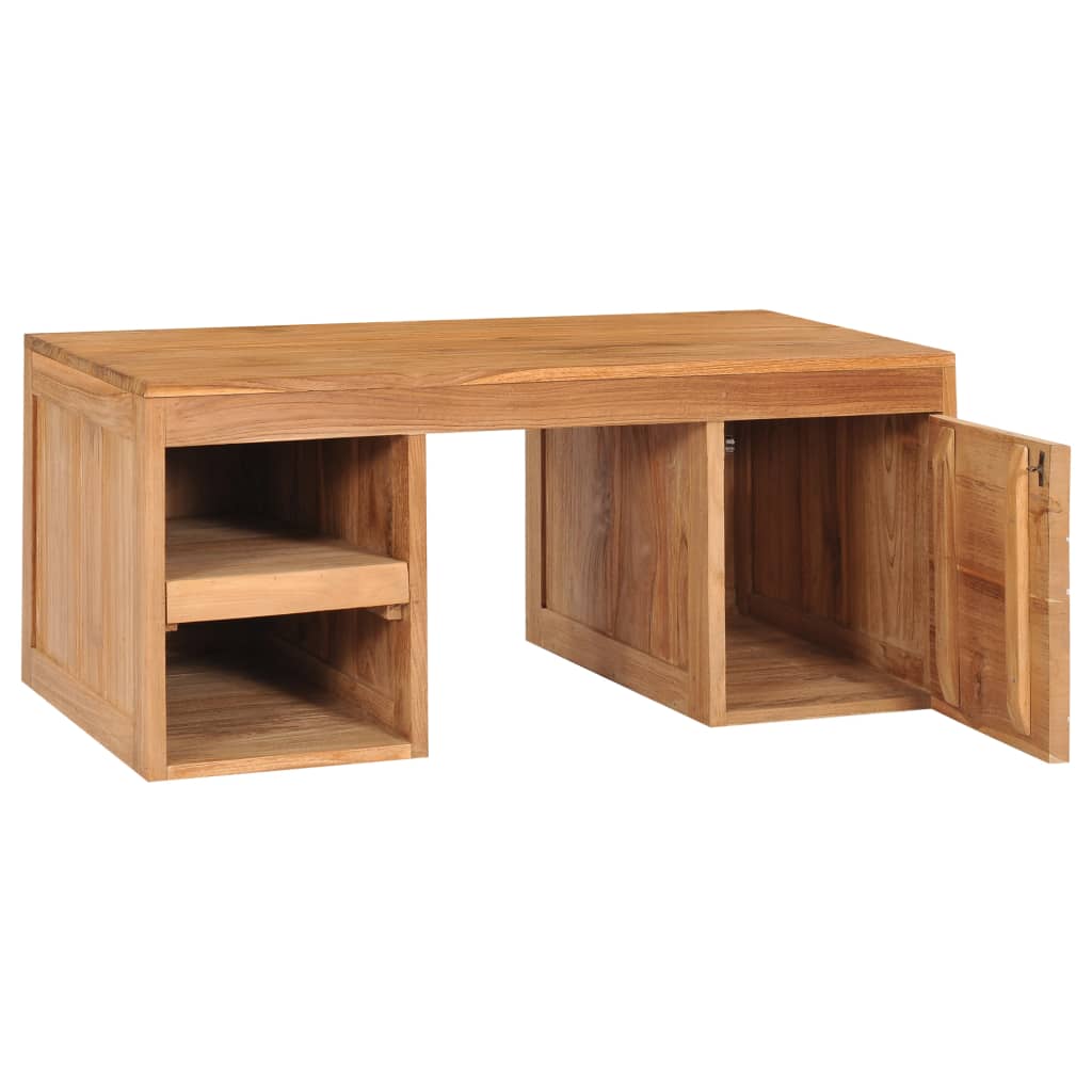 Τραπεζάκι Σαλονιού 90 x 50 x 40 εκ. από Μασίφ Ξύλο Teak - PAKOBAZAAR