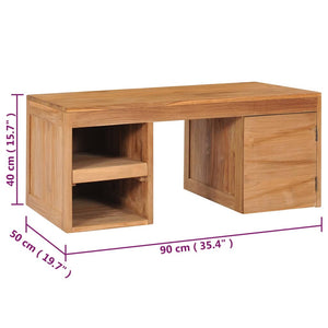 Τραπεζάκι Σαλονιού 90 x 50 x 40 εκ. από Μασίφ Ξύλο Teak - PAKOBAZAAR