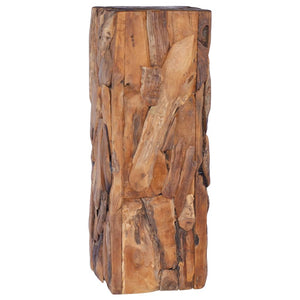 Τραπέζι Βοηθητικό 30 x 30 x 80 εκ. από Μασίφ Ξύλο Teak - Pakobazaar