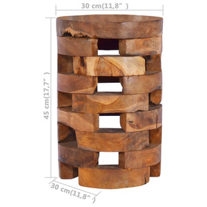 Κομοδίνο 30 x 30 x 45 εκ. από Μασίφ Ξύλο Teak - PAKOBAZAAR