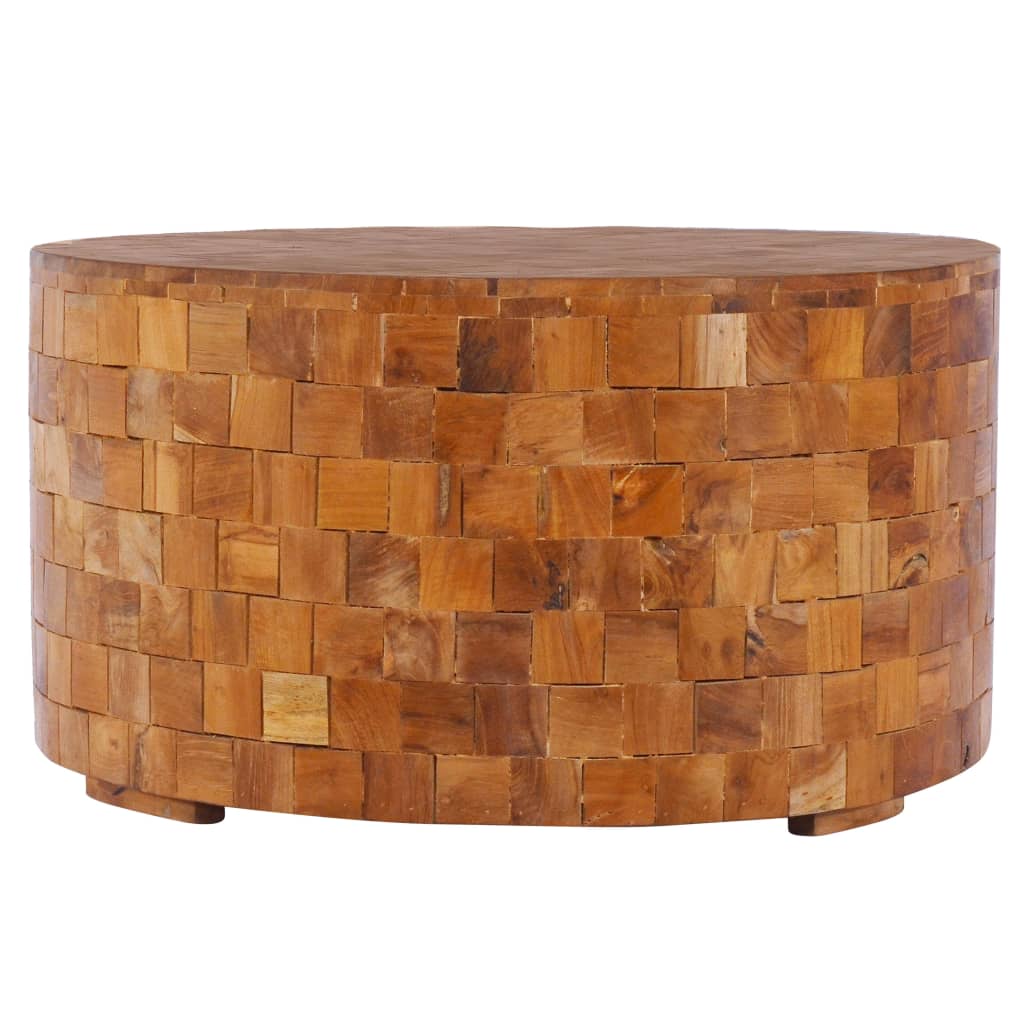 Τραπεζάκι Σαλονιού 60 x 60 x 35 εκ. από Μασίφ Ξύλο Teak - PAKOBAZAAR