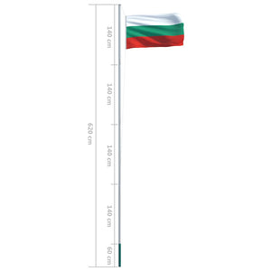 Σημαία Βουλγαρίας 6,2 μ. με Ιστό Αλουμινίου