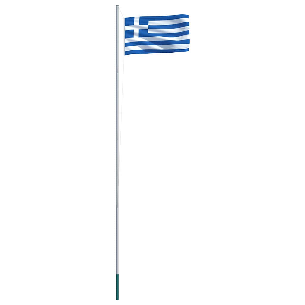 Σημαία Ελλάδας 6,2 μ. με Ιστό Αλουμινίου - Pakobazaar