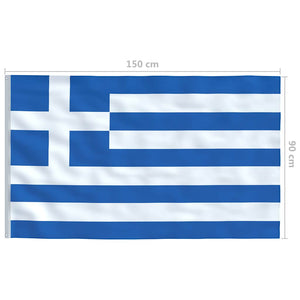 Σημαία Ελλάδας 6,2 μ. με Ιστό Αλουμινίου - Pakobazaar