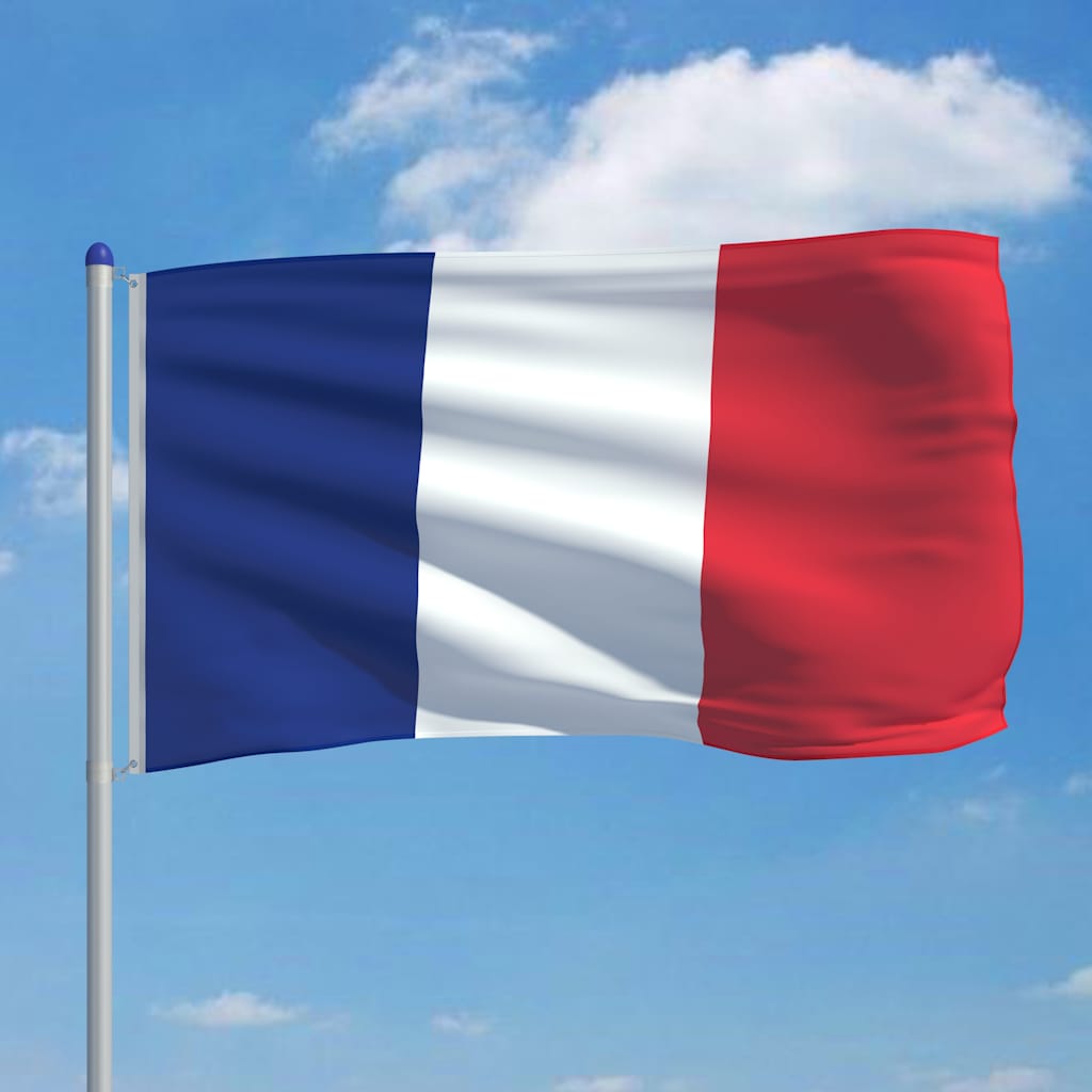 Σημαία Γαλλίας 6 μ. με Ιστό Αλουμινίου