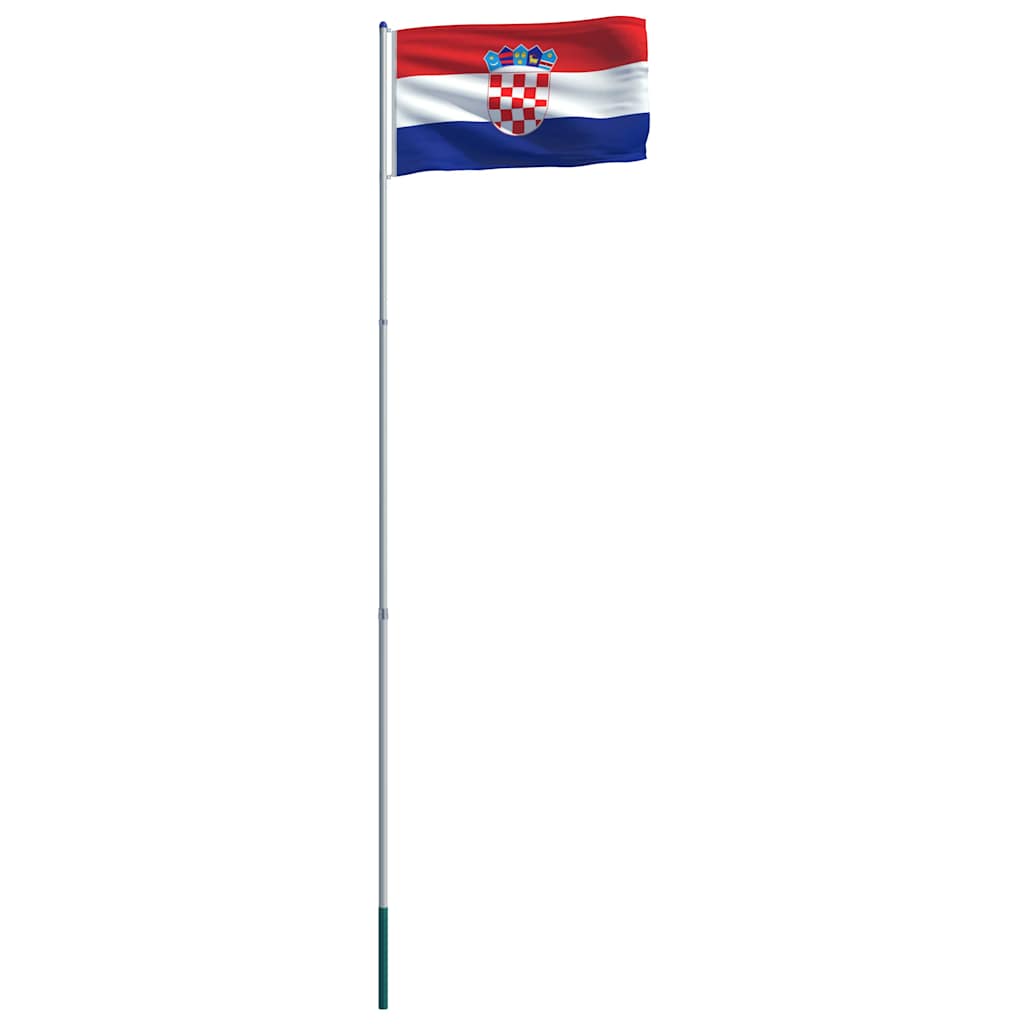 Σημαία Κροατίας 6 μ. με Ιστό Αλουμινίου