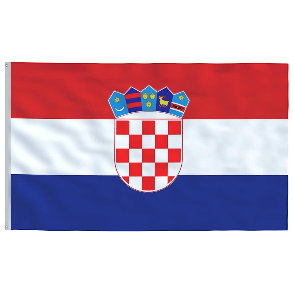 Σημαία Κροατίας 6 μ. με Ιστό Αλουμινίου