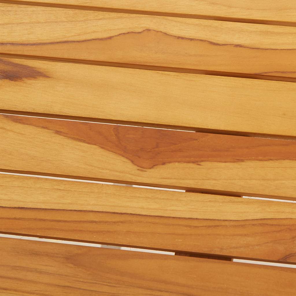 Σετ Επίπλων Μπαρ 5 Τεμαχίων Μασίφ Ξύλο Teak / Ανοξείδωτο Ατσάλι - Pakobazaar