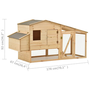 Κοτέτσι 178 x 67 x 92 εκ. από Μασίφ Ξύλο Πεύκου - PAKOBAZAAR
