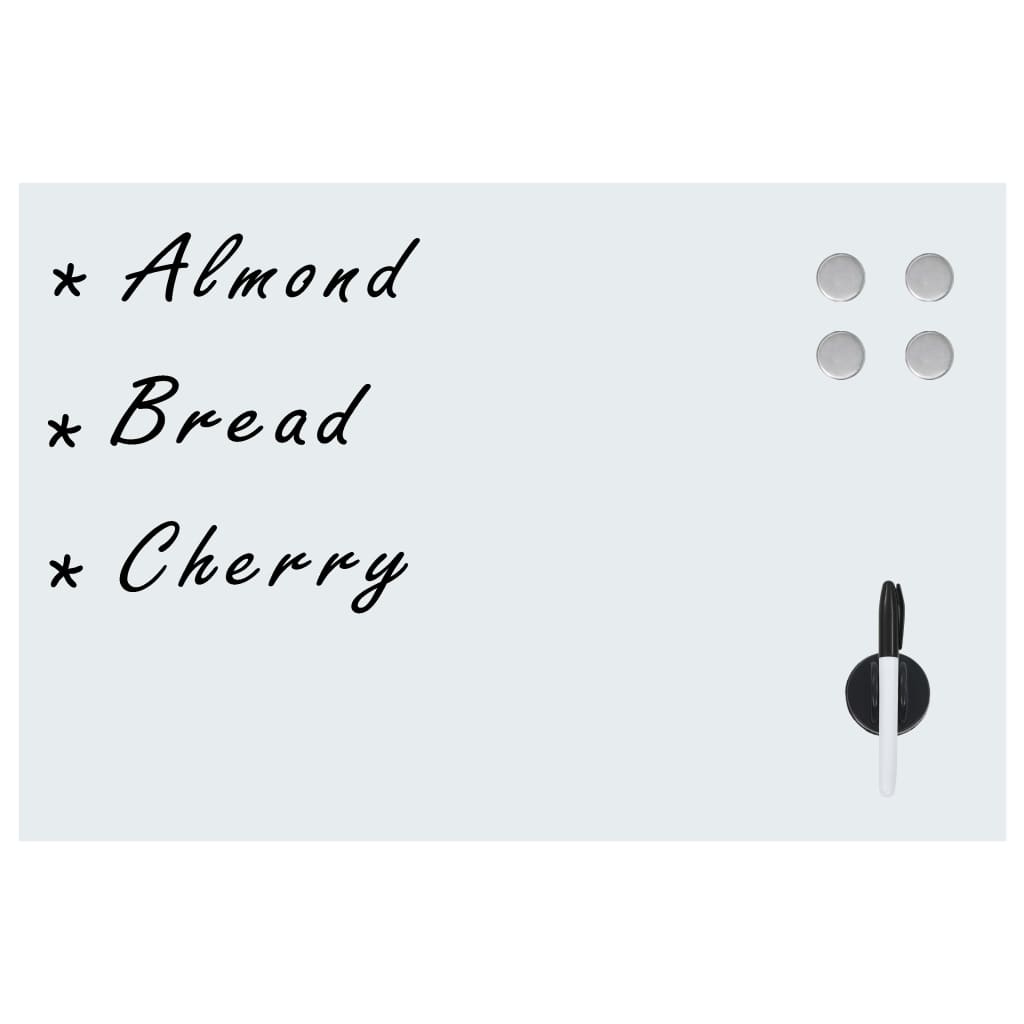 Πίνακας Επιτοίχιος Μαγνητικός 50 x 30 εκ. Γυάλινος - Pakobazaar