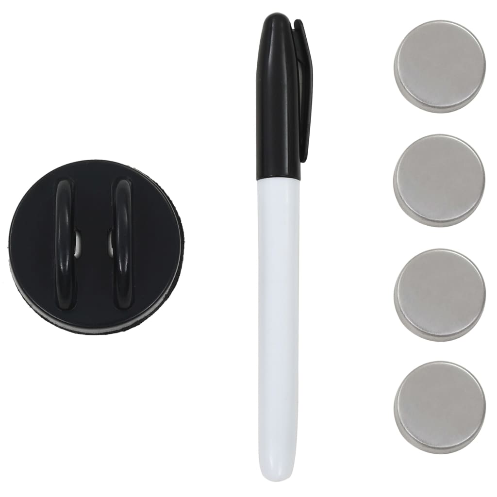 Πίνακας Επιτοίχιος Μαγνητικός 50 x 30 εκ. Γυάλινος - Pakobazaar