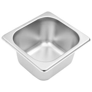 Βάση για Λεκάνες Gastronorm με 3 Σκεύη GN 1/6 Ανοξείδωτο Ατσάλι - Pakobazaar