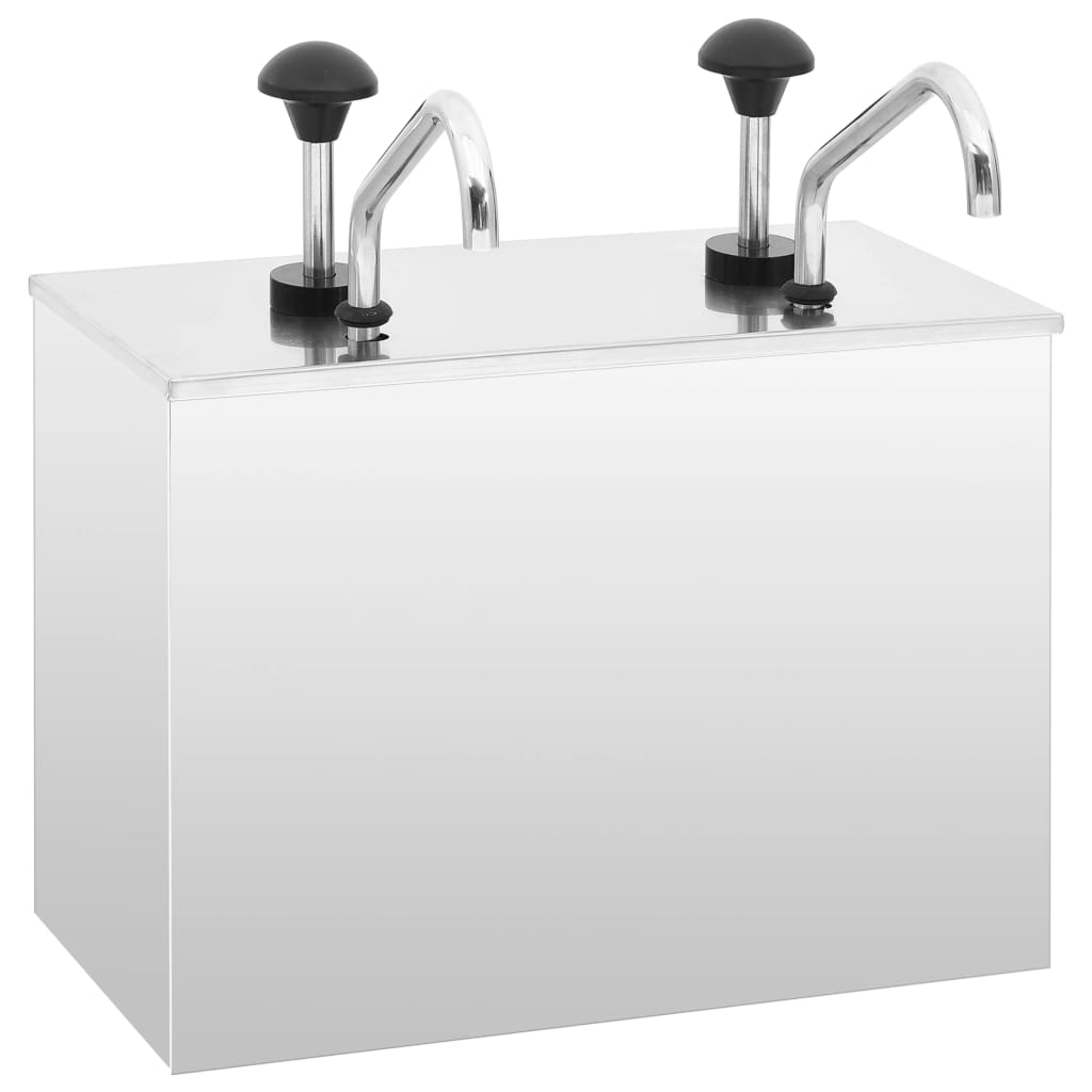 Διανεμητής Σάλτσας 2 x 3,5 Λίτρα από Ανοξείδωτο Ατσάλι