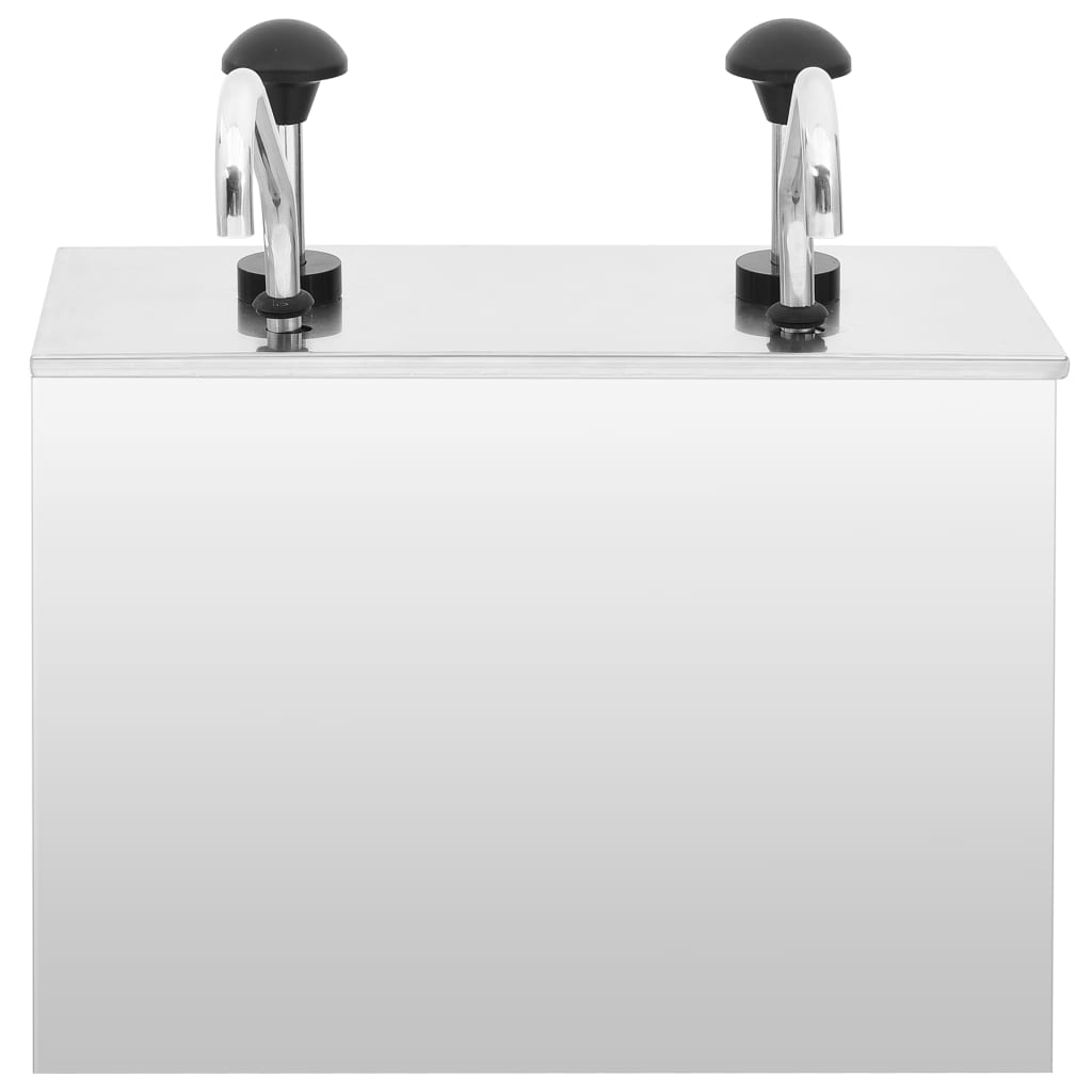 Διανεμητής Σάλτσας 2 x 3,5 Λίτρα από Ανοξείδωτο Ατσάλι