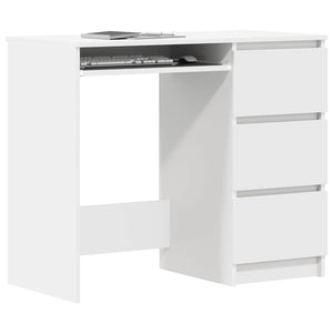 Γραφείο Λευκό 90 x 45 x 76 εκ. από Επεξ. Ξύλο - Pakobazaar
