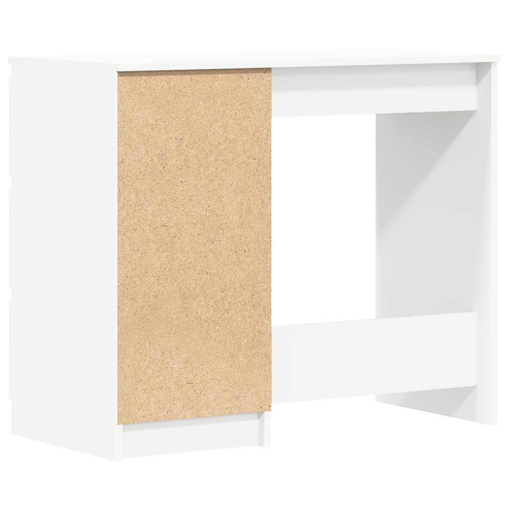 Γραφείο Λευκό 90 x 45 x 76 εκ. από Επεξ. Ξύλο - Pakobazaar