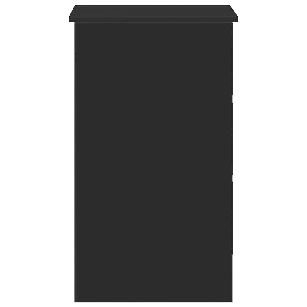 Γραφείο Μαύρο 90 x 45 x 76 εκ. από Επεξ. Ξύλο