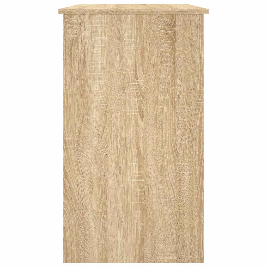 Γραφείο Λευκό / Sonoma Δρυς 90 x 45 x 76 εκ. από Μοριοσανίδα