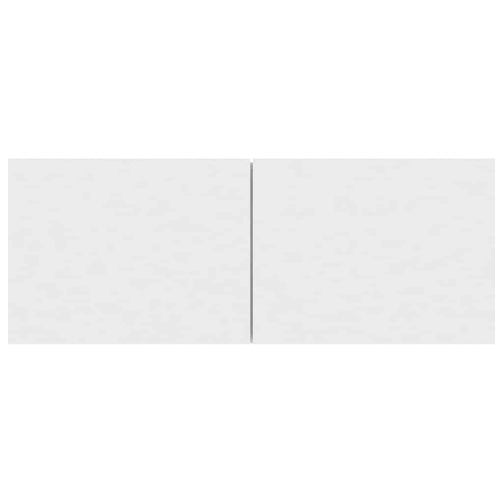 Έπιπλο Τηλεόρασης Λευκό 80 x 30 x 30 εκ. από Επεξ. Ξύλο