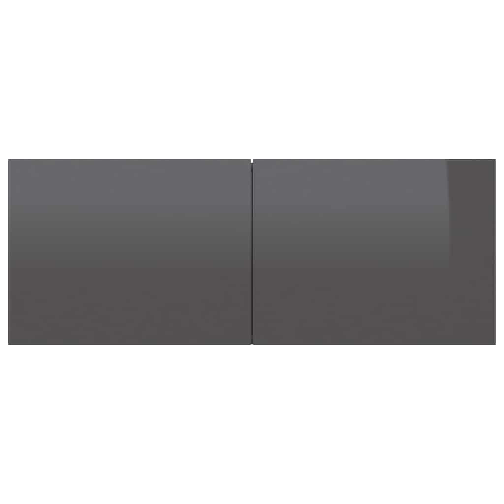 | Ντουλάπι TV | Γκρι 80 x 30 x 30 εκ Επεξεργασμένο ξύλο