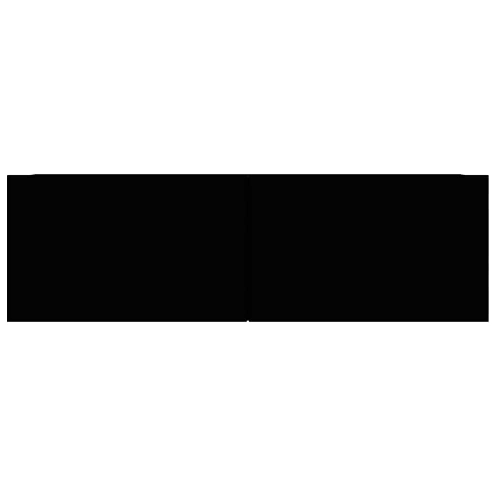 Έπιπλο Τηλεόρασης Μαύρο 100 x 30 x 30 εκ. από Επεξ. Ξύλο