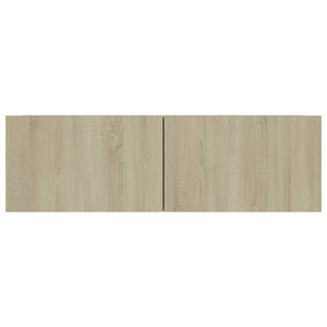 Έπιπλο Τηλεόρασης Sonoma Δρυς 100 x 30 x 30 εκ. από Επεξ. Ξύλο