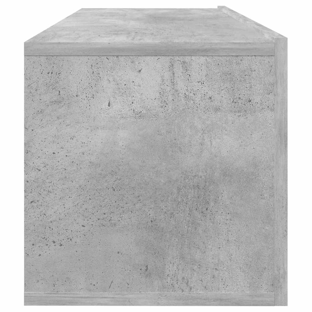 Έπιπλο Τηλεόρασης Γκρι Σκυροδέματος 100x30x30εκ. από Επεξ. Ξύλο - Pakobazaar