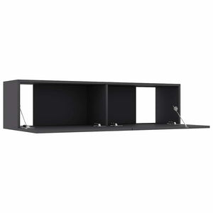 Έπιπλο Τηλεόρασης Γκρι 120 x 30 x 30 εκ. από Επεξ. Ξύλο