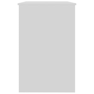 Γραφείο Γυαλιστερό Λευκό 100 x 50 x 76 εκ. από Επεξ. Ξύλο - Pakobazaar