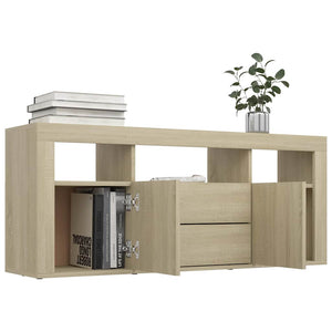 Έπιπλο Τηλεόρασης Sonoma Δρυς 120 x 30 x 50 εκ. από Επεξ. Ξύλο