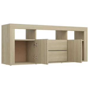 Έπιπλο Τηλεόρασης Sonoma Δρυς 120 x 30 x 50 εκ. από Επεξ. Ξύλο