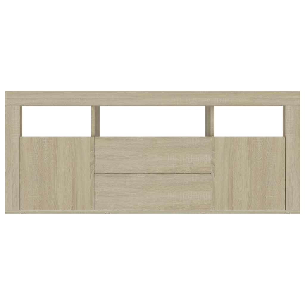 Έπιπλο Τηλεόρασης Sonoma Δρυς 120 x 30 x 50 εκ. από Επεξ. Ξύλο