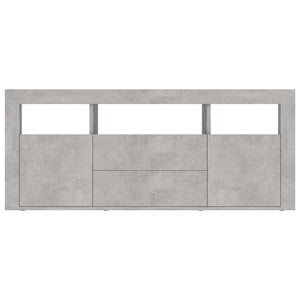 Έπιπλο Τηλεόρασης Γκρι Σκυροδέματος 120x30x50 εκ. Μοριοσανίδα