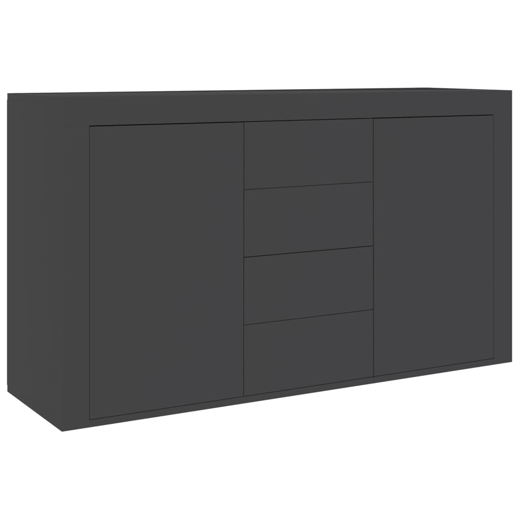 Μπουφές Γκρι 120 x 36 x 69 εκ. από Μοριοσανίδα