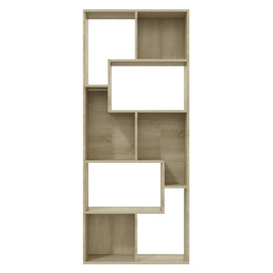 Βιβλιοθήκη Χρώμα Sonoma Δρυς 67x24x161 εκ. από Επεξ. Ξύλο - Pakobazaar