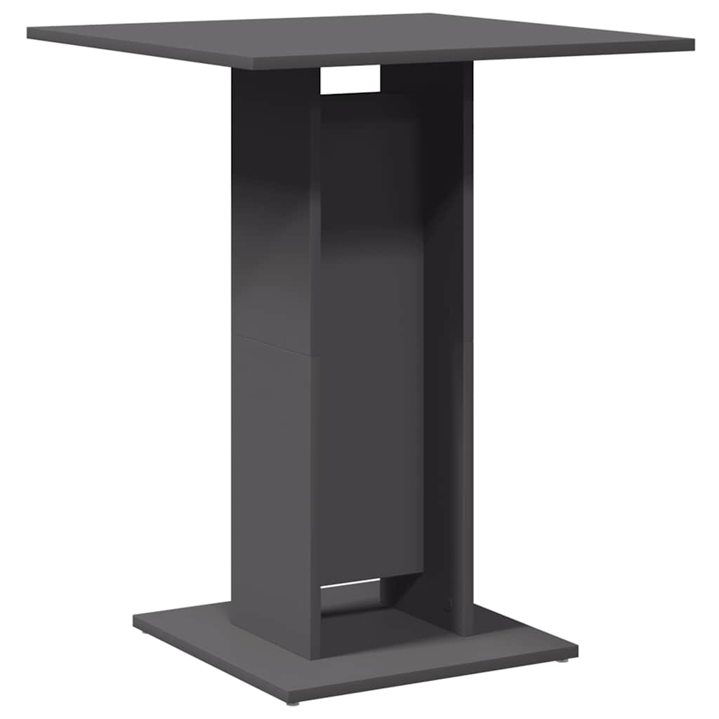 Τραπέζι Bistro Γκρι 60 x 60 x 75 εκ. Μοριοσανίδα - Pakobazaar