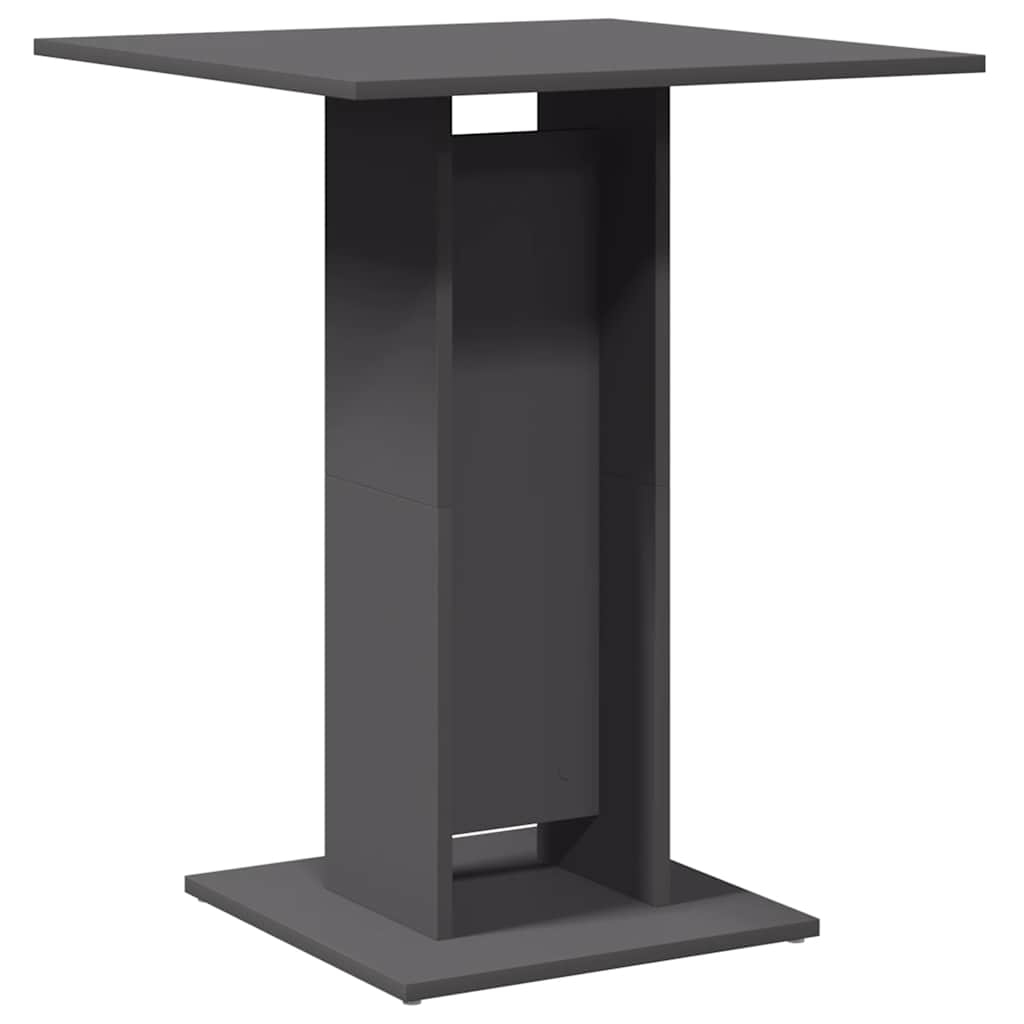 Τραπέζι Bistro Γκρι 60 x 60 x 75 εκ. Μοριοσανίδα - Pakobazaar