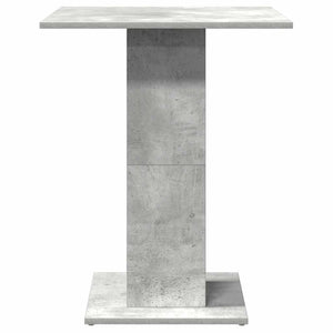 Τραπέζι Bistro Γκρι Σκυροδέματος 60 x 60 x 75 εκ. Επεξ. Ξύλο