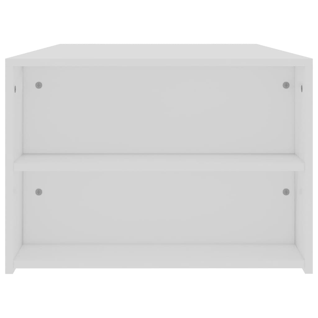 Τραπεζάκι Σαλονιού Λευκό 100 x 60 x 42 εκ. από Μοριοσανίδα