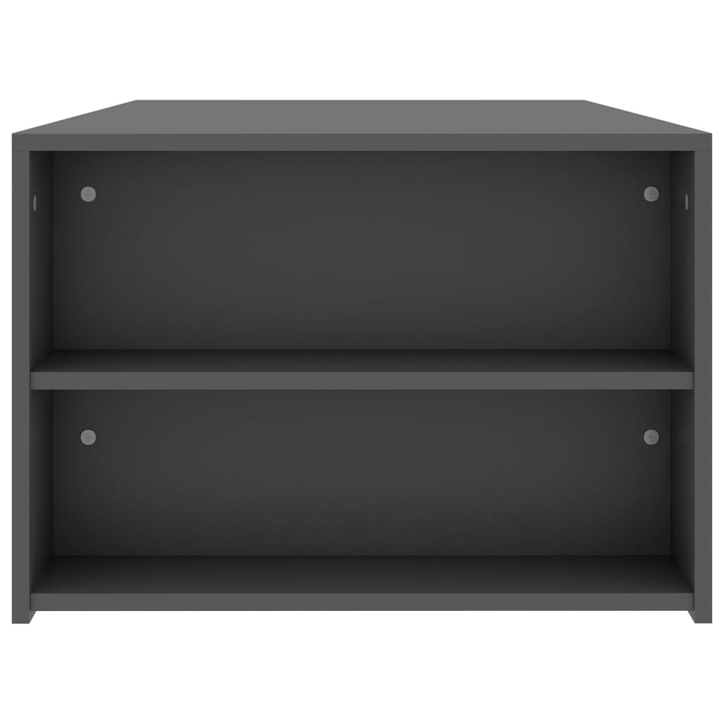 Τραπεζάκι Σαλονιού Γκρι 100 x 60 x 42 εκ. Μοριοσανίδα