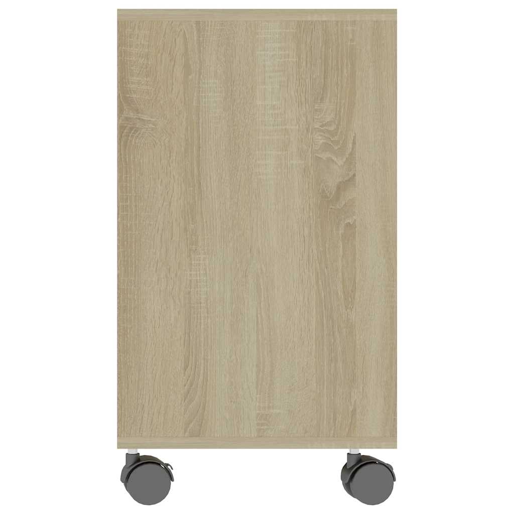 Τραπέζι Βοηθητικό Sonoma Δρυς 70x35x55 εκ. Επεξεργασμένο Ξύλο